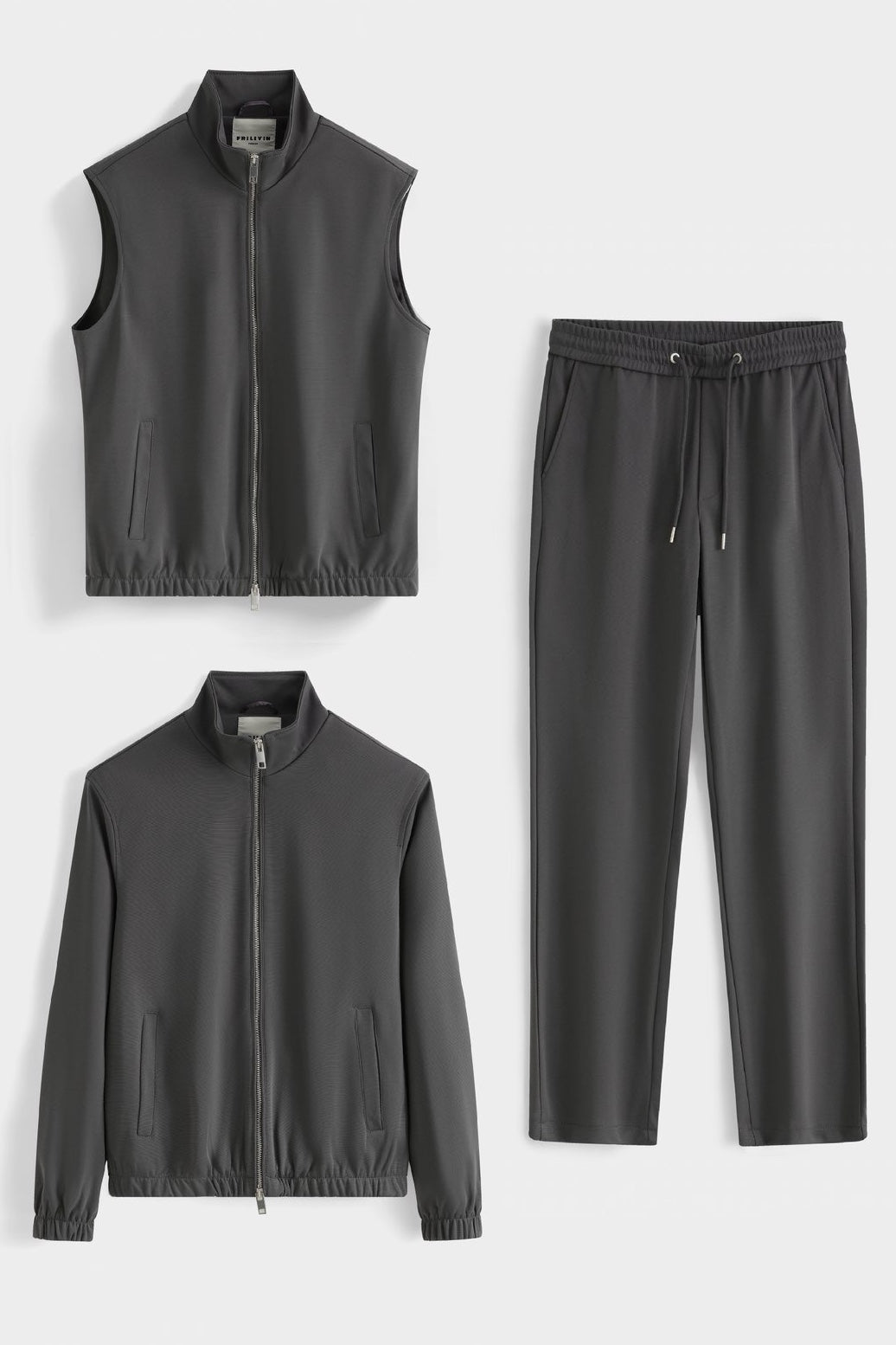 Ensemble 3 pièces gilet, veste et pantalon