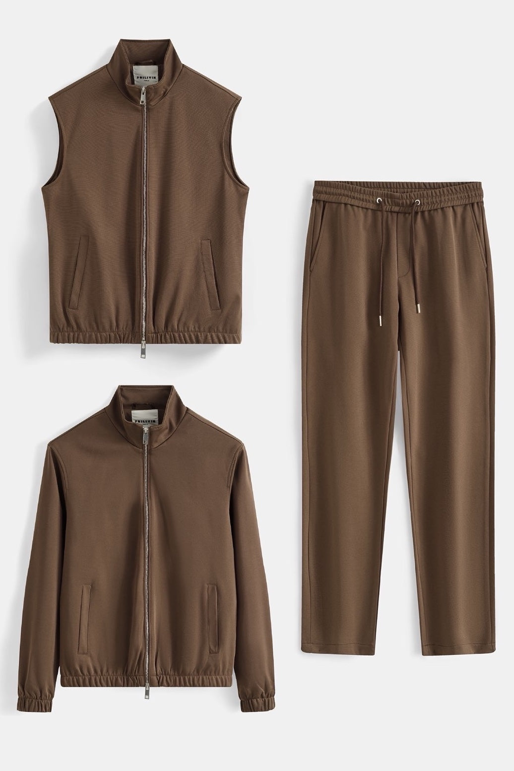 Ensemble 3 pièces gilet, veste et pantalon