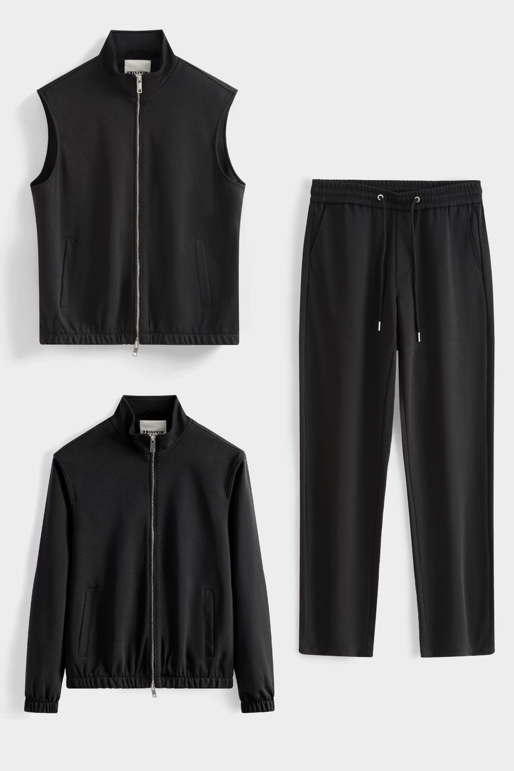 Ensemble 3 pièces gilet, veste et pantalon