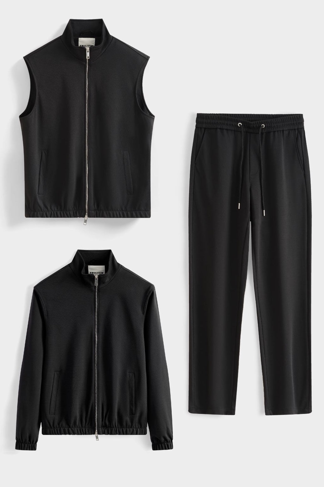 Ensemble 3 pièces gilet, veste et pantalon