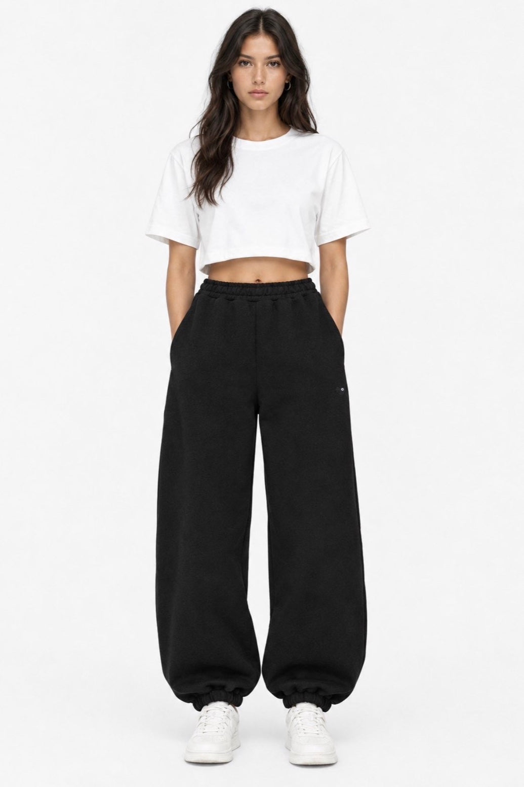 Jogger molleton femme