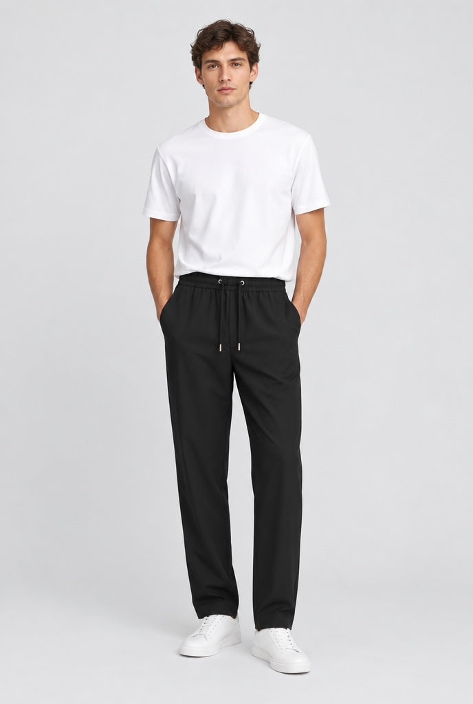 Pantalon fluide à cordon