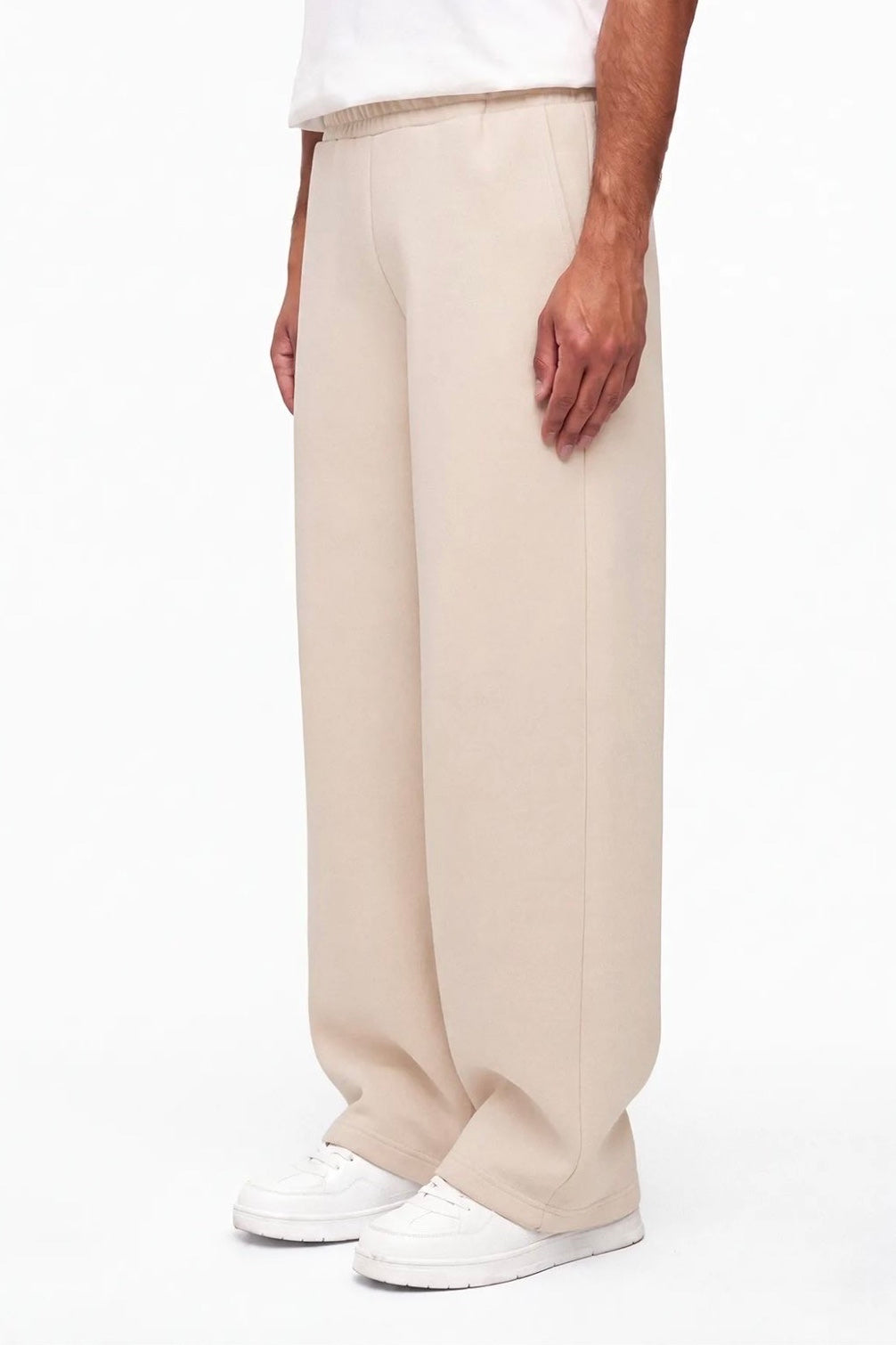 Pantalon large molleton