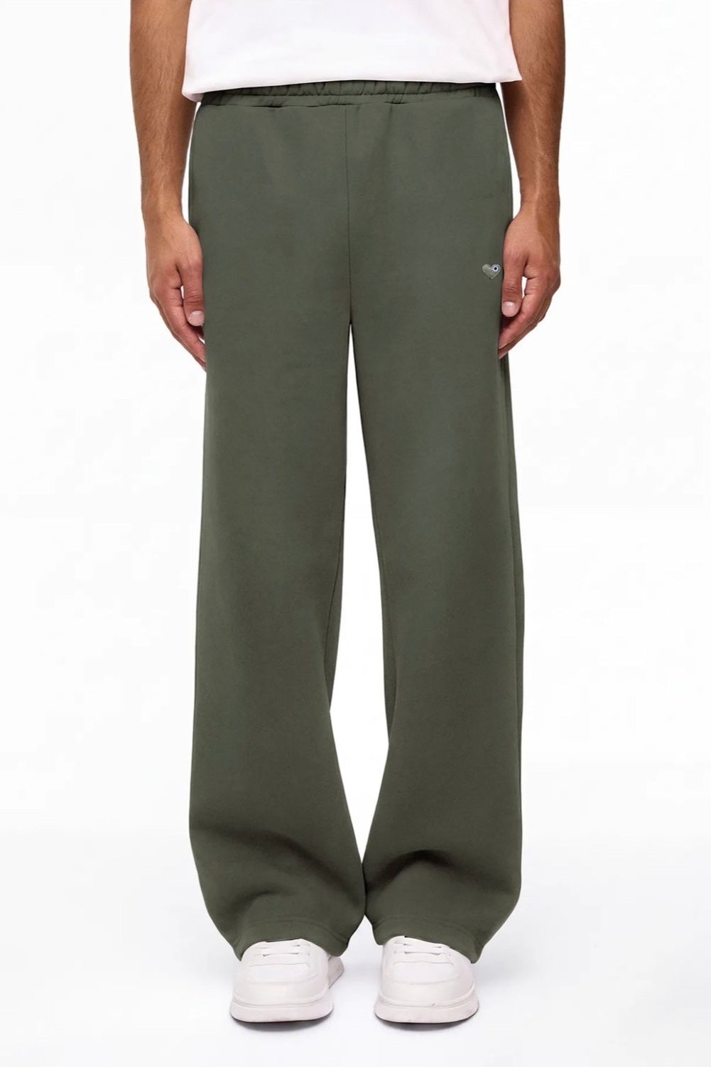 Pantalon large molleton